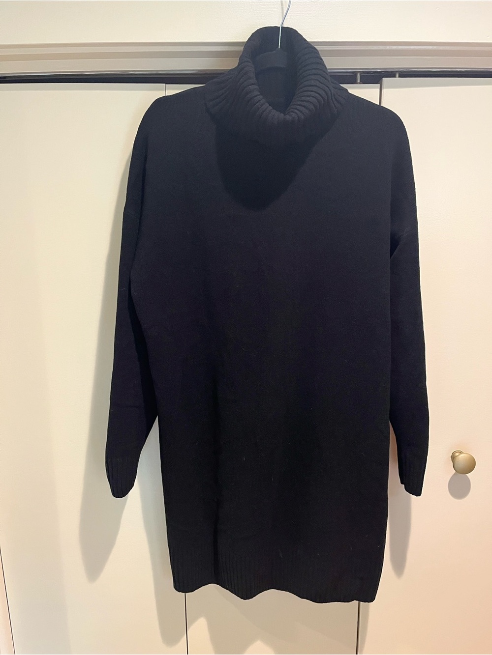 GAP Black Turtleneck Sweater Dress